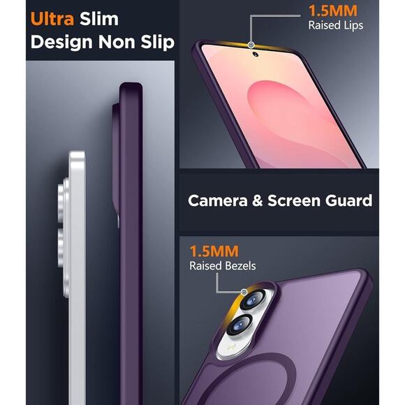 SPIDERCASE Magnetic for Samsung Galaxy S25 Edge Case - Picture 5 of 7